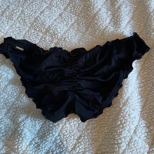 Victoria secret size medium black bathing suit bottoms